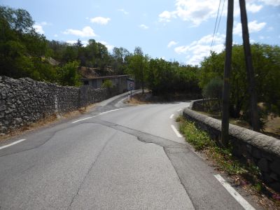 Intersection déviation route Lasalle