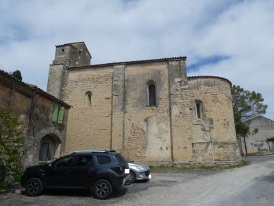 Vue église Escattes