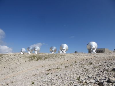 Vue radiotélescopes