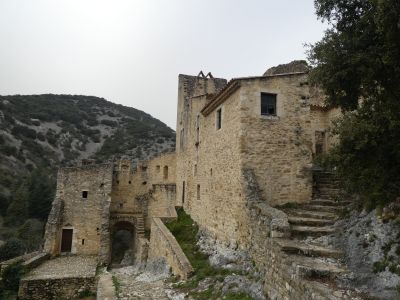 Vue château Saint-Montan