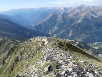 Vue descente Montaud