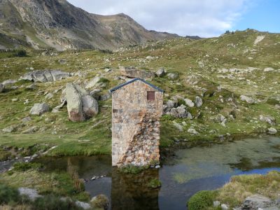 Vue Cabane Etang Siscar