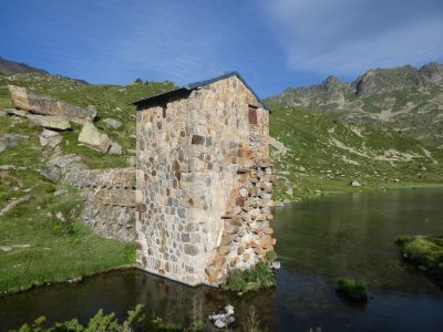 Vue Cabane Etang Siscar