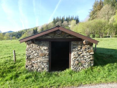 Vue cabane Légrillou