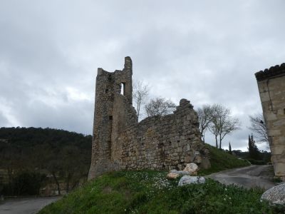 Vue tour ruinée