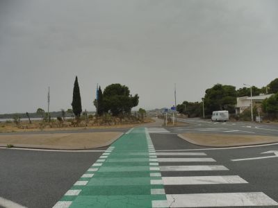 Intersection cyclable