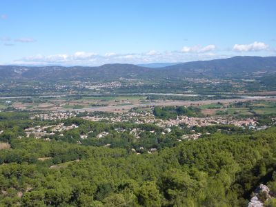 Vue Roque-d'Anthéron