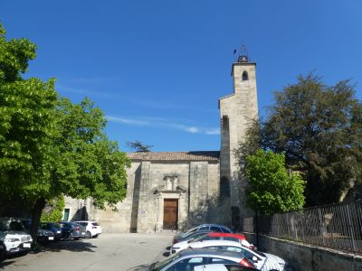 Vue église Gallargues