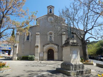 Vue église Courbessac
