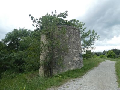 Vue moulin Vidourle