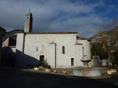 Vue église Cadière