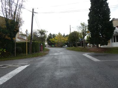 Intersection entrée Falga