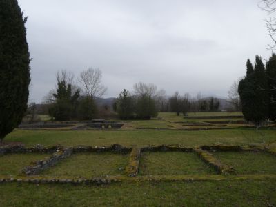 Vue ruines romaines