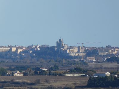 Vue cathédrale Béziers