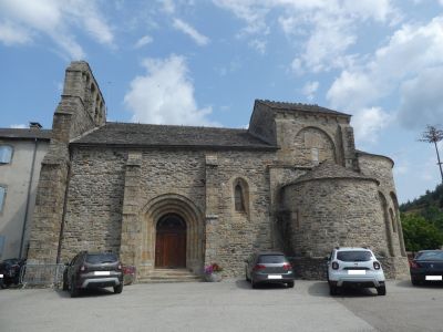 Vue église Prévenchères