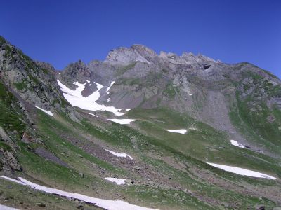 Vue massifs calcaires Anglas