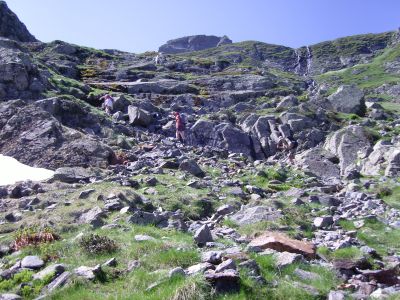 Vue chemin montée après Anglas
