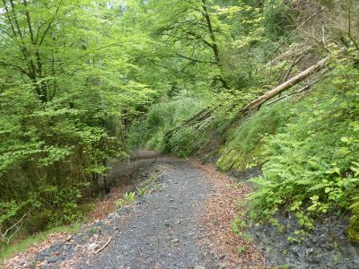 Vue chemin descente Isou