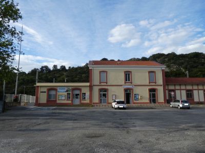 Vue gare Port-Vendres
