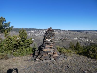 Vue cairn Hippopotame