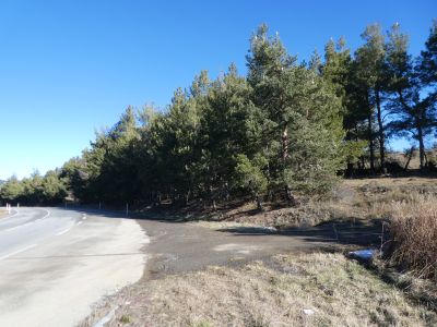 Croisement fin N116 après Balladors