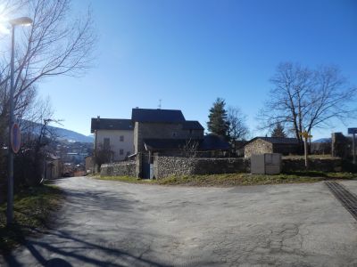 Intersection après N116 Andius