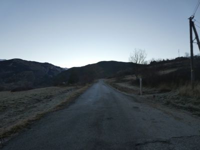 Croisement après départ