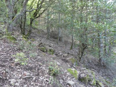 Croisement après points oranges