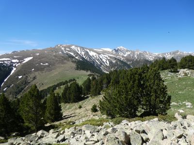 Vue descente Blanques