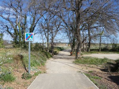 Croisement sortie Pollestres