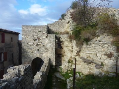 Vue château Saignon