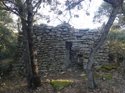 Vue cabane pierre