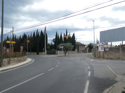 Intersection entrée Armentera