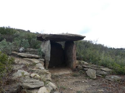 Vue dolmen Margall