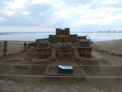 Vue château sable