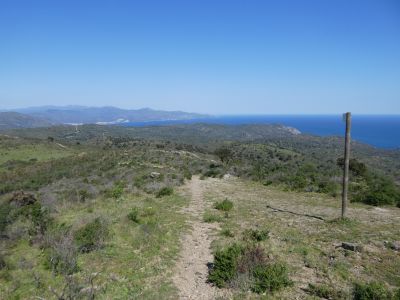 Croisement GR92 après sommet