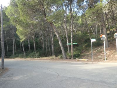 Intersection après Punta Creu