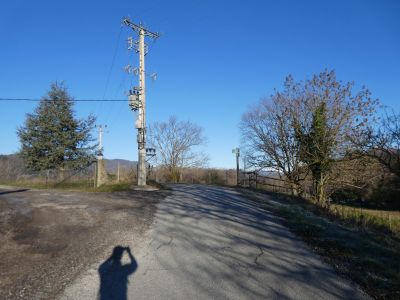 Croisement chemin Pruit