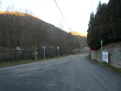 Intersection départ