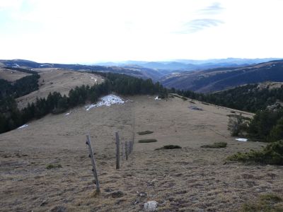 Vue descente Portabella