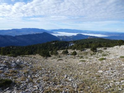 Vue descente Boumort