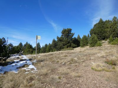 Croisement montée sommet